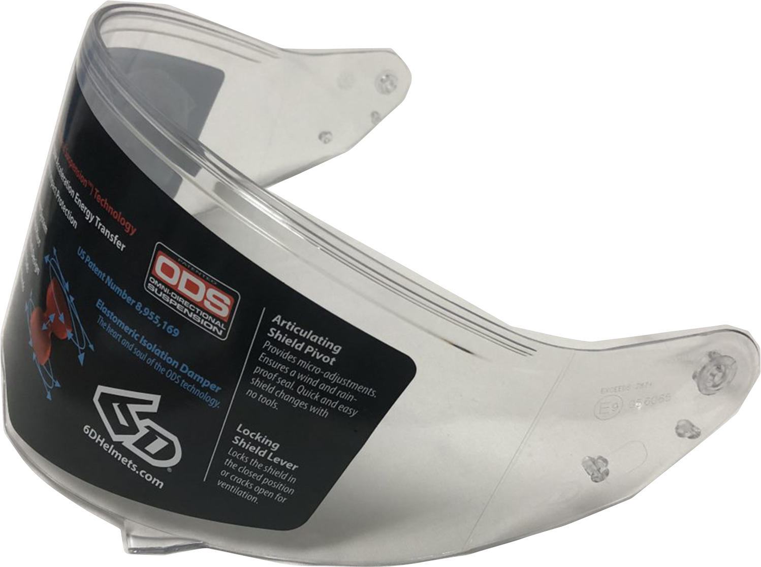 6D HELMETS ATS-1 Shield - Pinlock Compatible - Various Tints Available