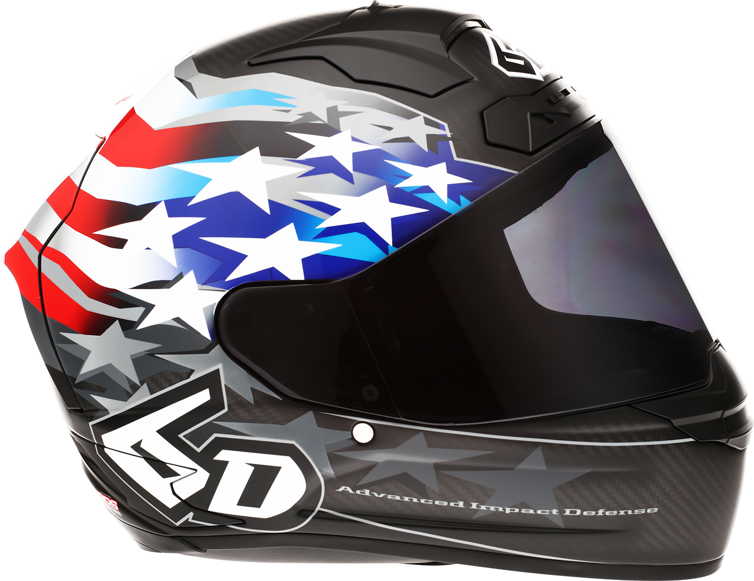 6D HELMETS ATS-1R Helmet - Patriot - Red/White/Blue