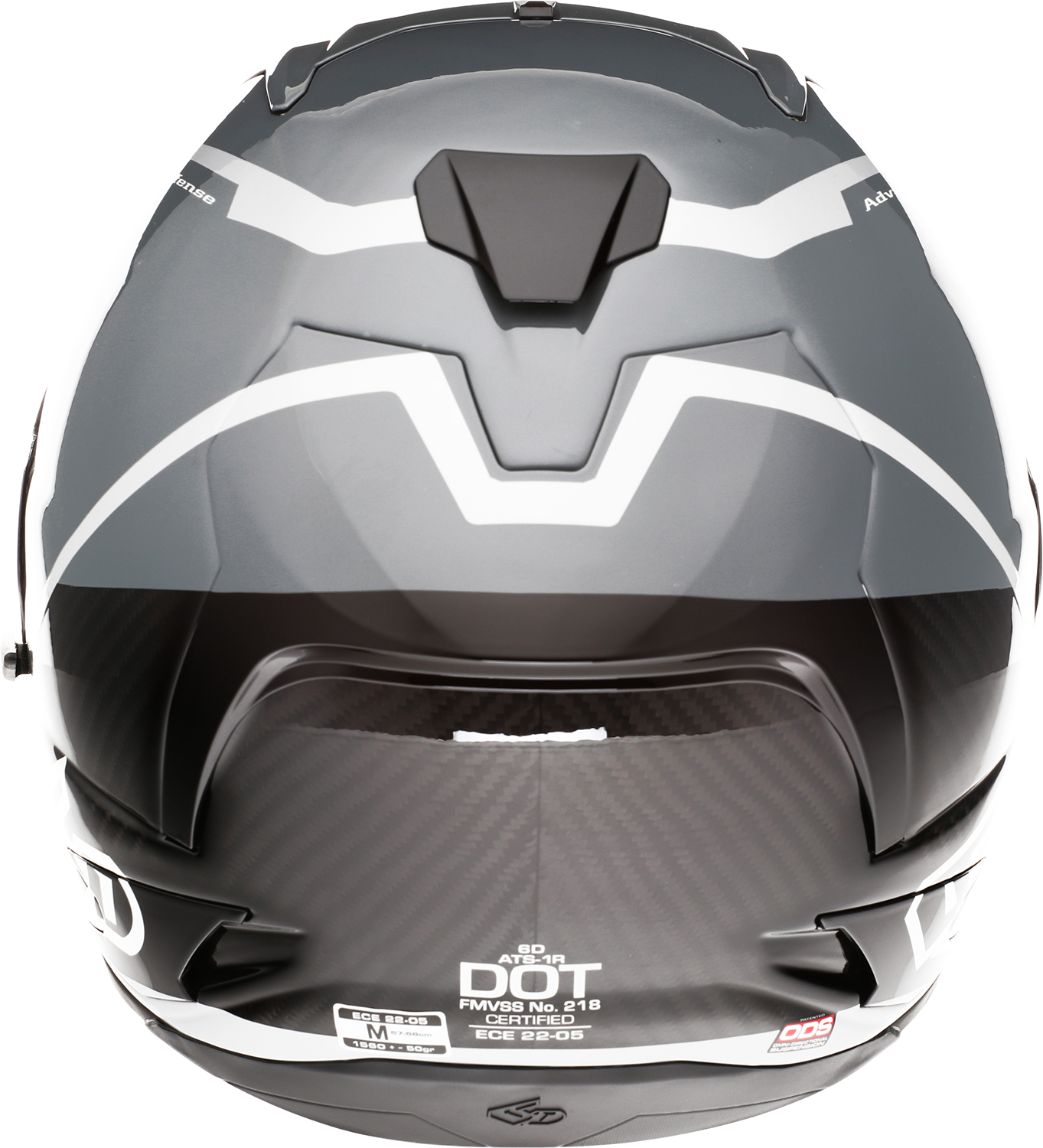 6D HELMETS ATS-1R Helmet - Alpha - Silver