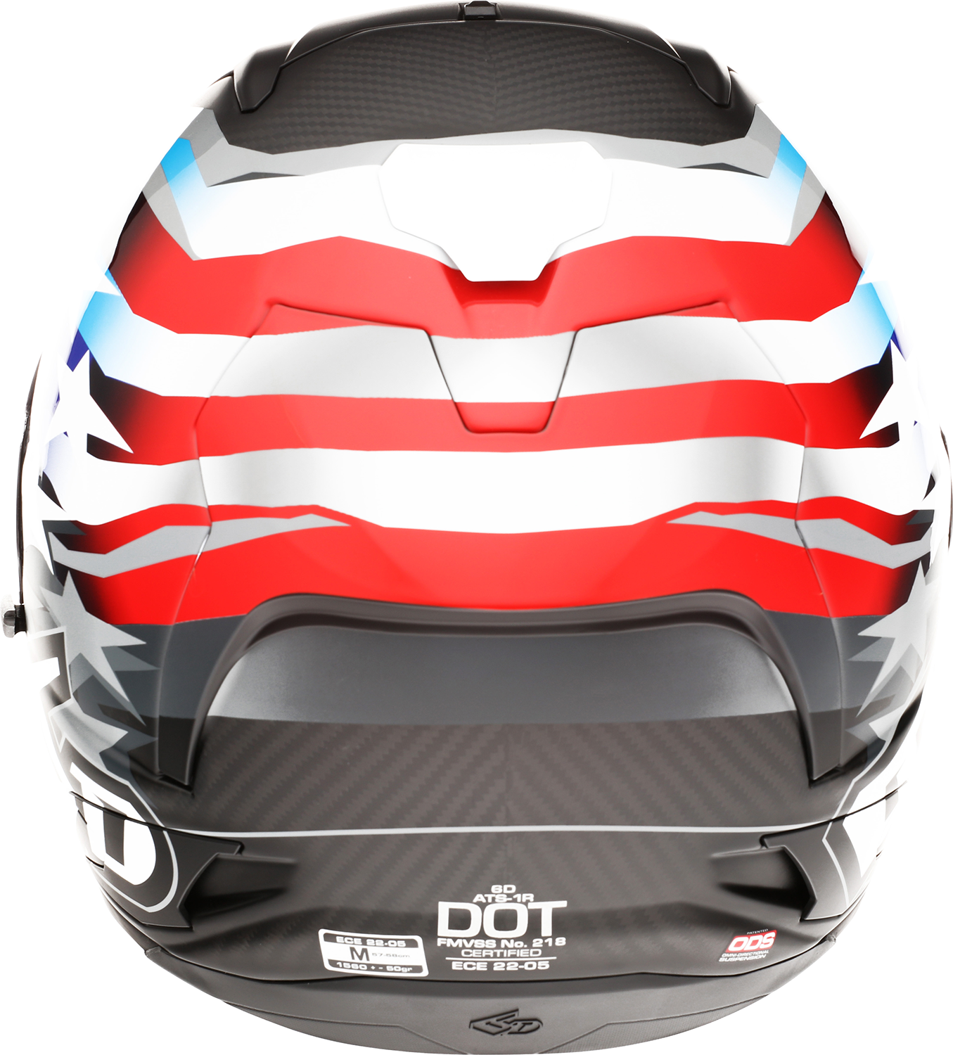 6D HELMETS ATS-1R Helmet - Patriot - Red/White/Blue