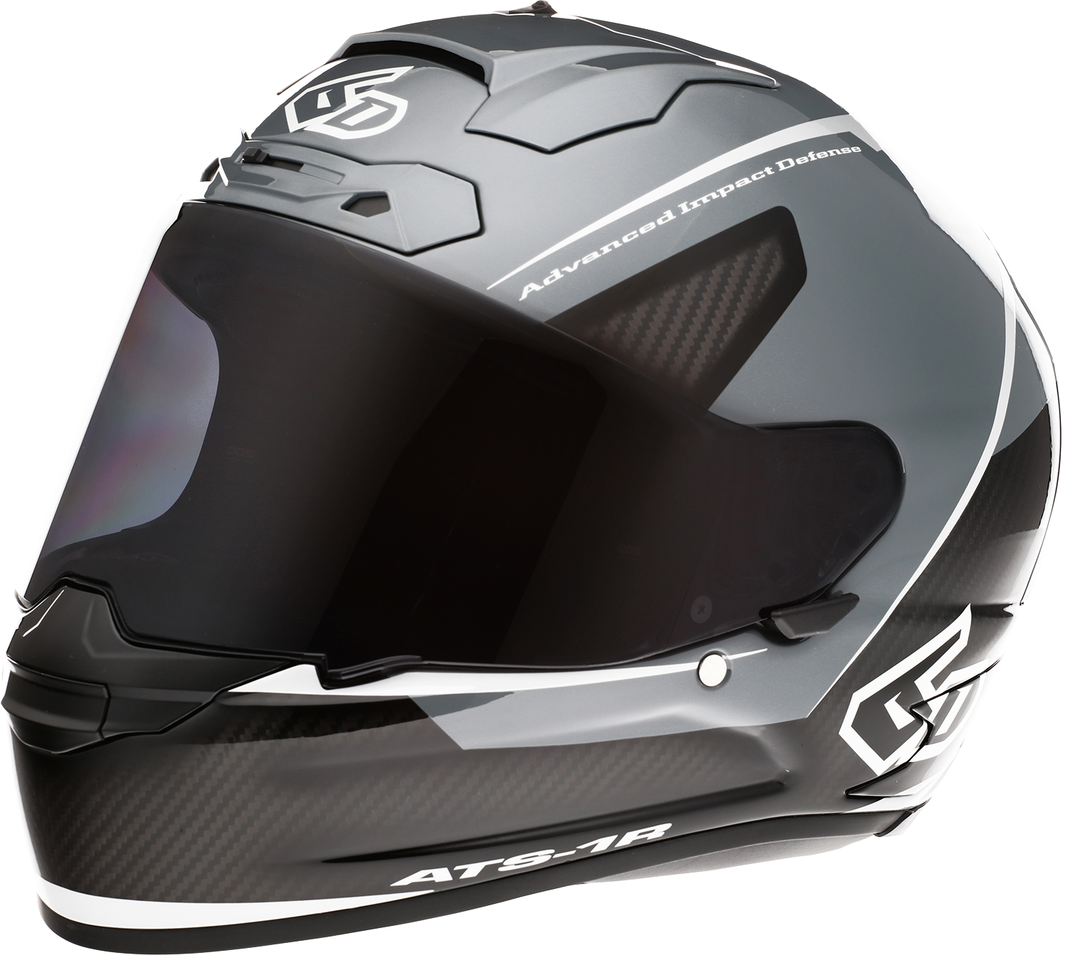 6D HELMETS ATS-1R Helmet - Alpha - Silver