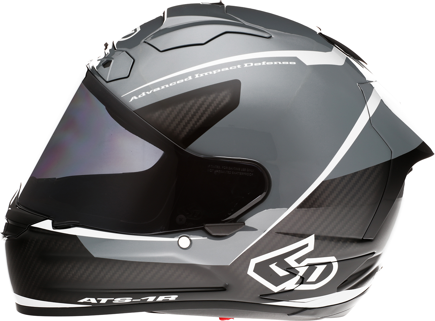 6D HELMETS ATS-1R Helmet - Alpha - Silver