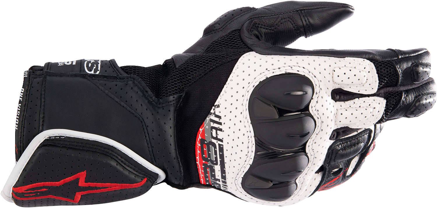 ALPINESTARS SP-8 V3 Air Gloves - Black/White/Bright Red