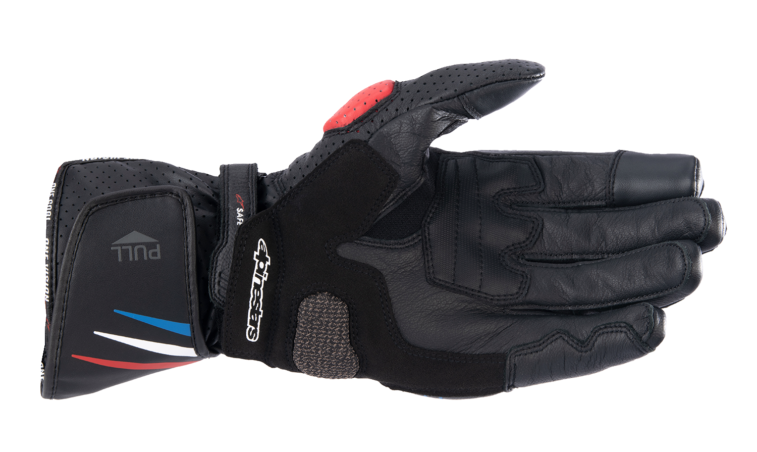 ALPINESTARS Honda SP-8 V3 Gloves - Black/Bright Red/Blue