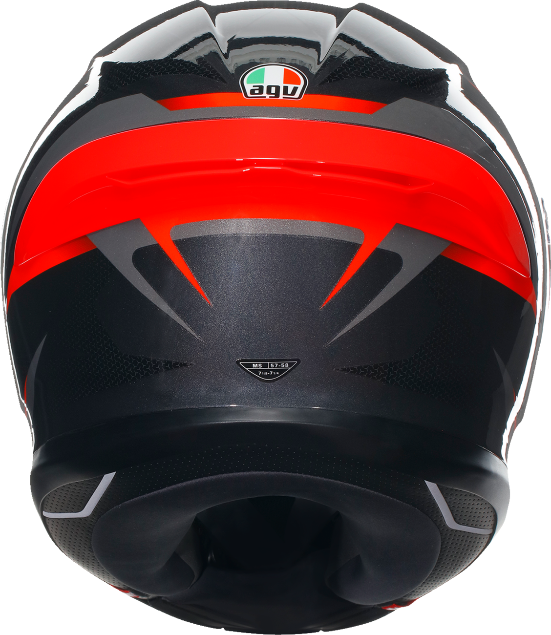 AGV K6 S Helmet - Slashcut - Black/Gray/Red