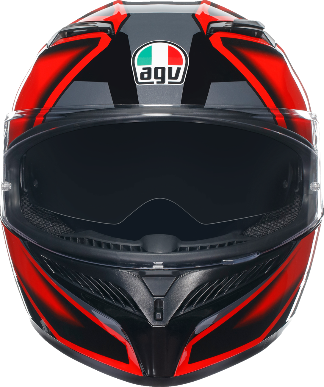 AGV K3 Helmet - Compound - Black/Red