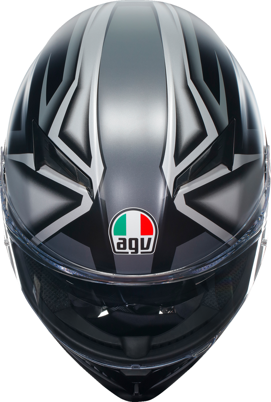 AGV K3 Helmet - Compound - Matte Black/Gray