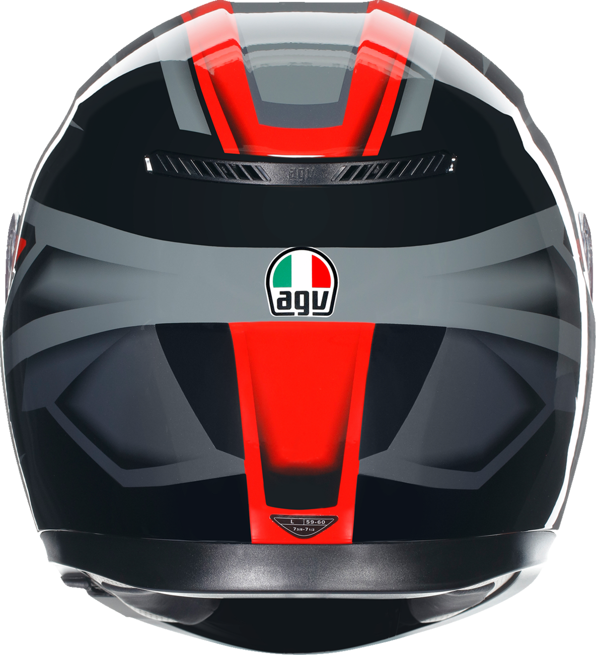 AGV K3 Helmet - Compound - Black/Red