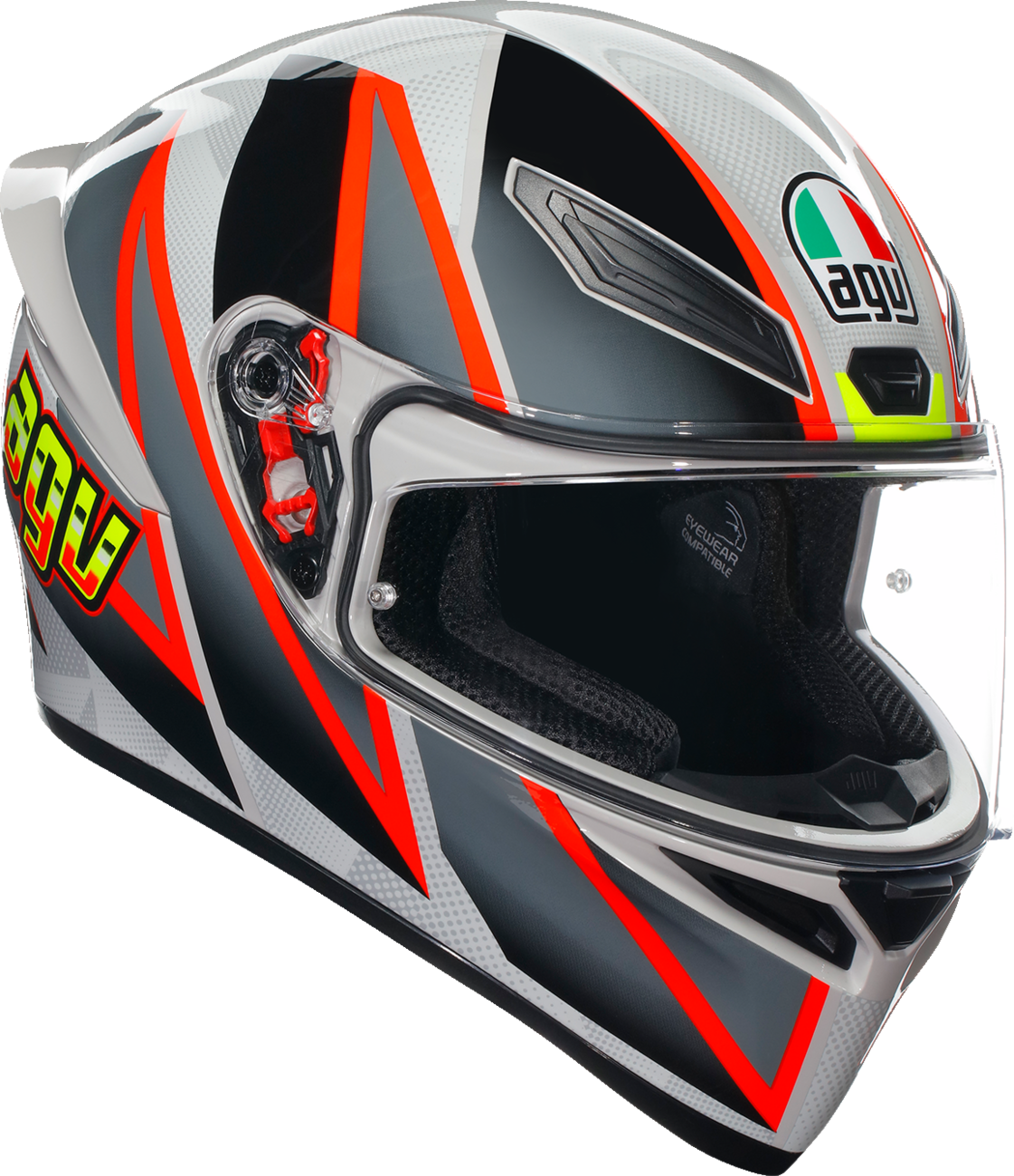 AGV K1 S Helmet - Blipper - Gray/Red