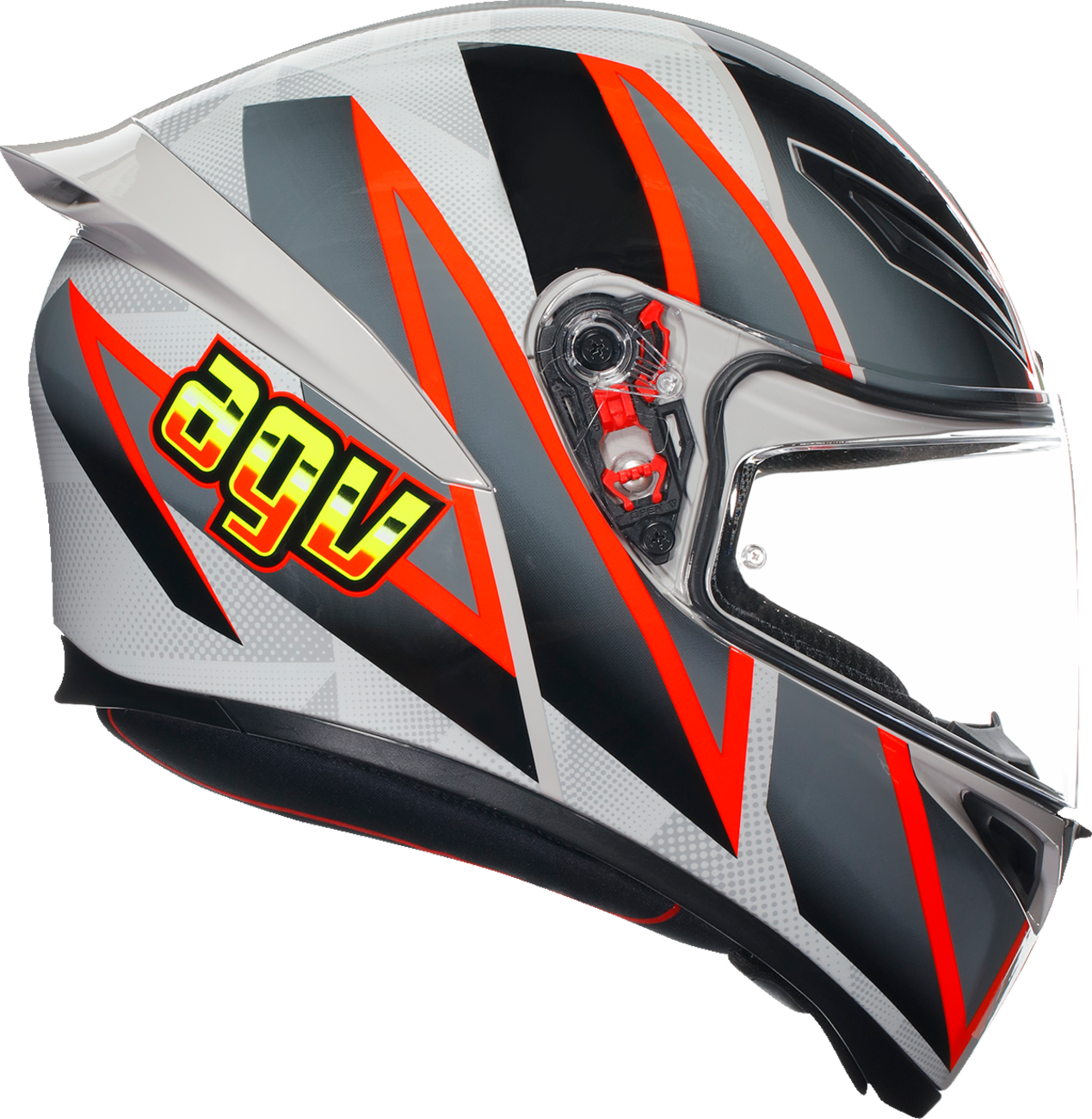 AGV K1 S Helmet - Blipper - Gray/Red