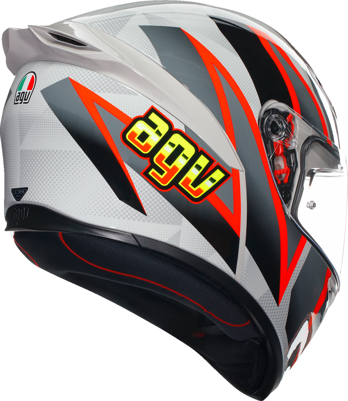 AGV K1 S Helmet - Blipper - Gray/Red