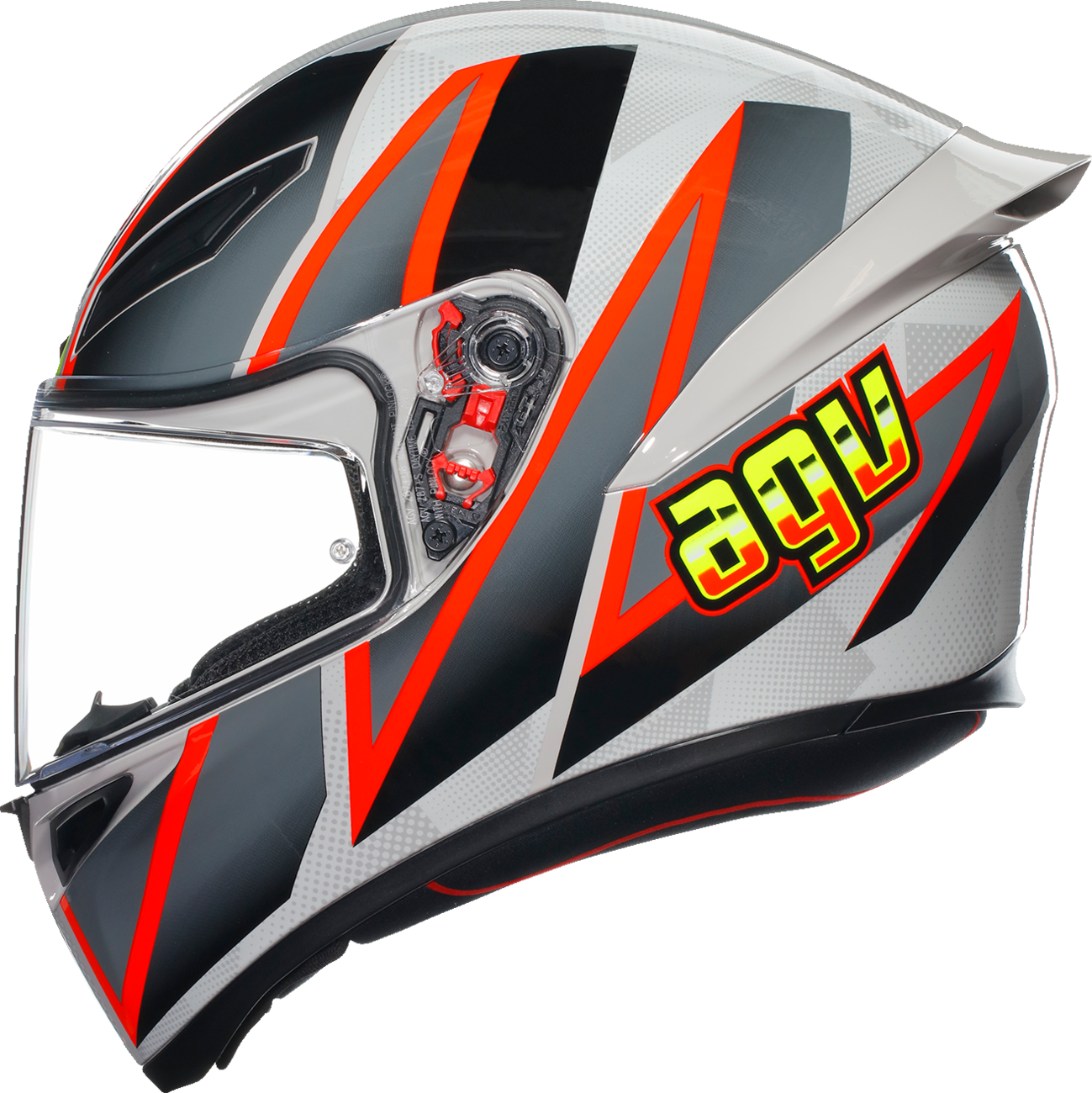 AGV K1 S Helmet - Blipper - Gray/Red