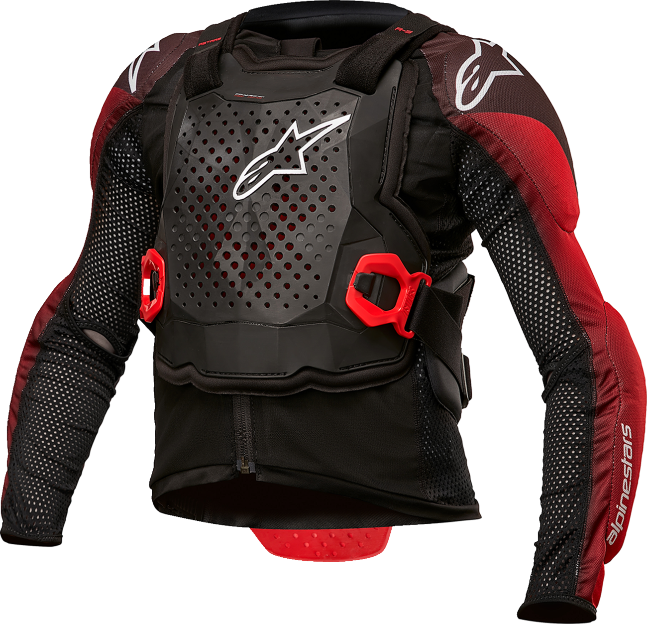 ALPINESTARS Youth Bionic Tech Jacket - Black/White/Red - L/XL 6546624-123-LXL