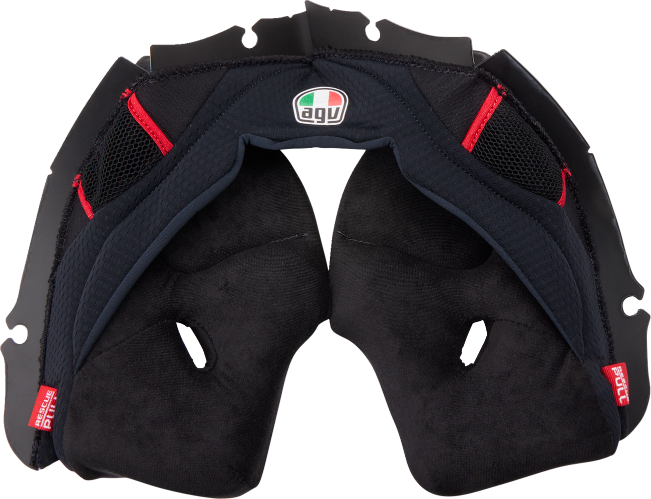 AGV Pista GP RR Cheek Pads - Black/Red, Gray/Cyan, Gray/Yellow