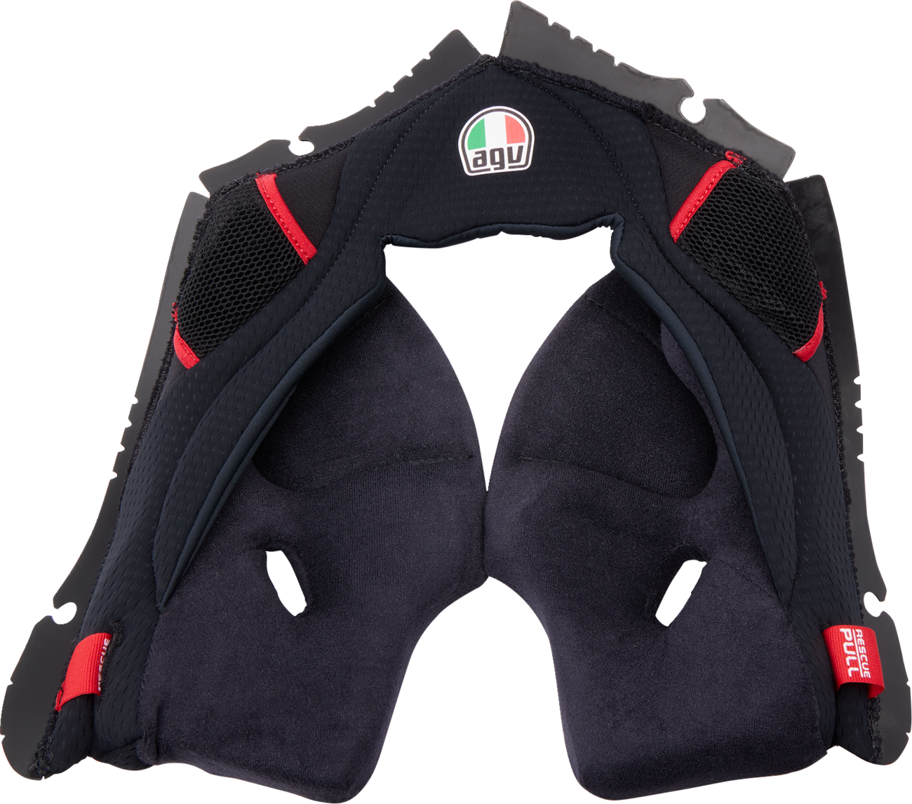 AGV Pista GP RR Cheek Pads - Black/Red, Gray/Cyan, Gray/Yellow