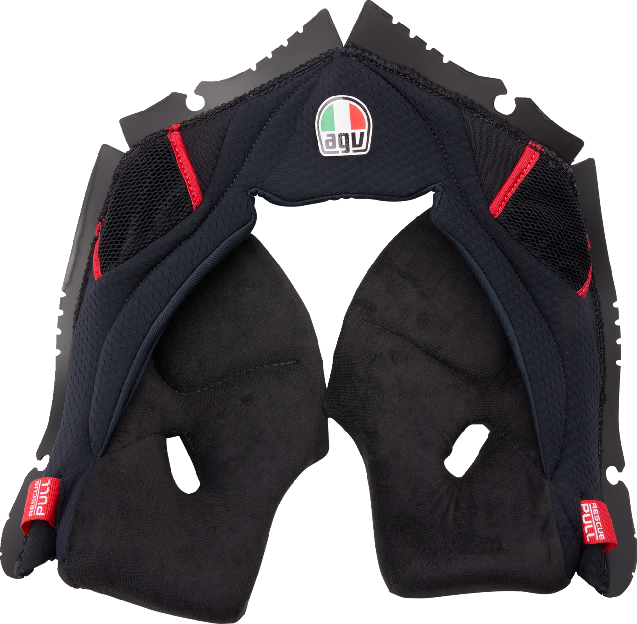 AGV Pista GP RR Cheek Pads - Black/Red, Gray/Cyan, Gray/Yellow