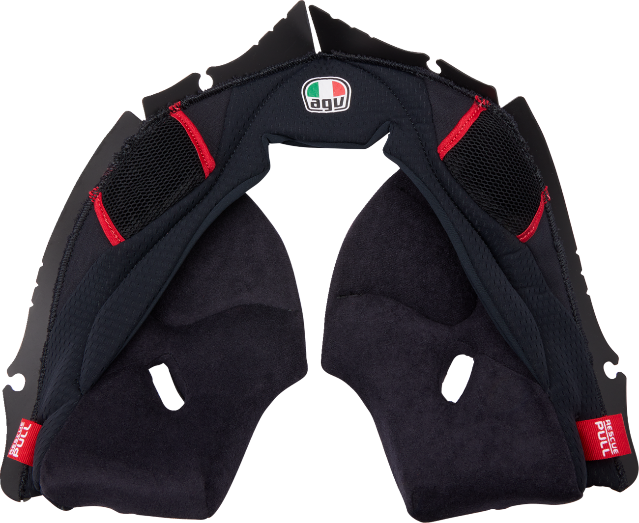 AGV Pista GP RR Cheek Pads - Black/Red, Gray/Cyan, Gray/Yellow