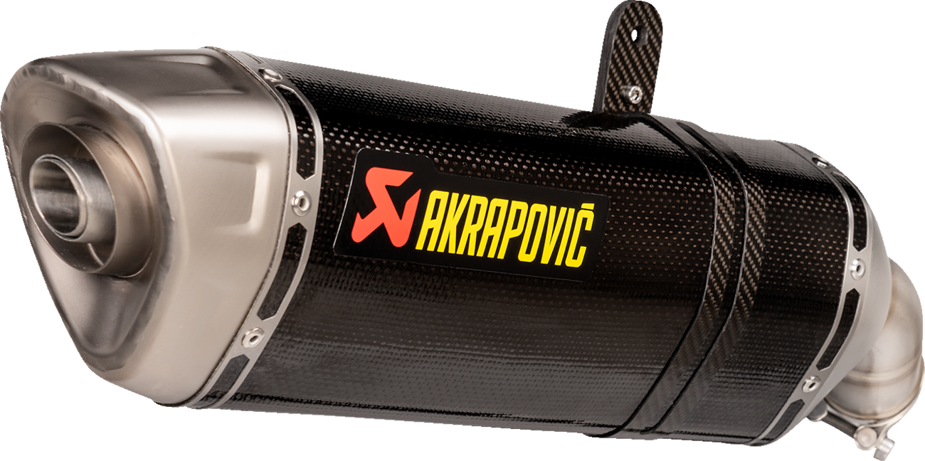 AKRAPOVIC Slip-On Line Muffler - Carbon Fiber/Titanium S-K4SO8-HRC