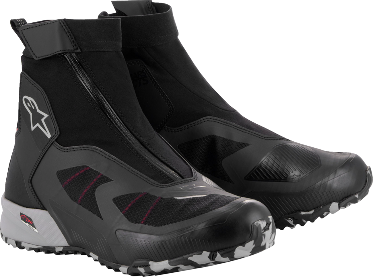 ALPINESTARS CR-8 Gore-Tex? Shoes - Black/Grey/Red - US 10 2338224122210