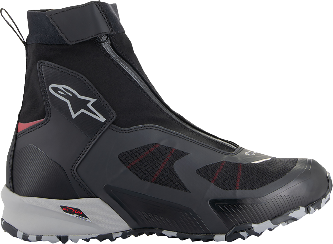 ALPINESTARS CR-8 Gore-Tex? Shoes - Black/Grey/Red - US 10 2338224122210