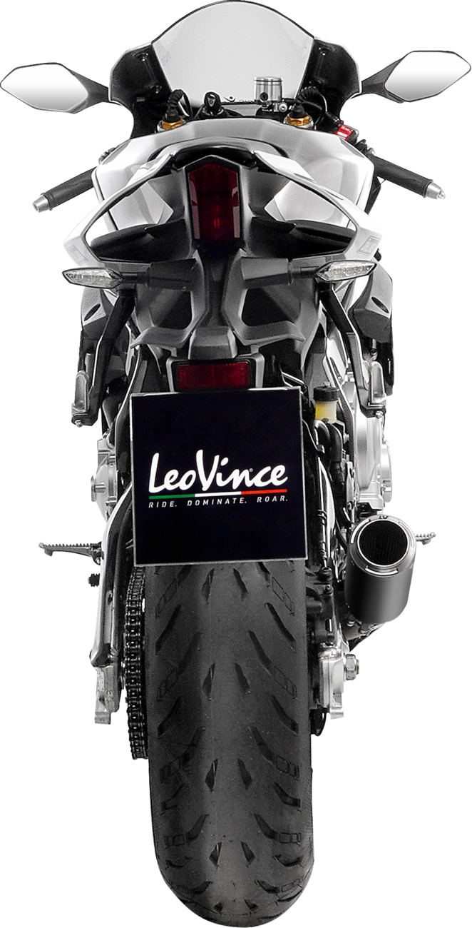 LEOVINCE LV Corsa Slip-On Muffler - Black Edition 15408BU