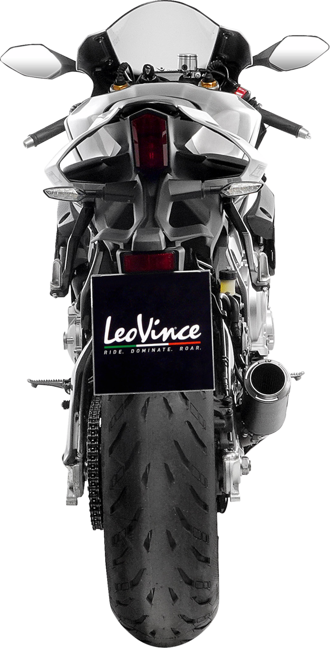 LEOVINCE LV Corsa Slip-On Muffler - Carbon Fiber 15408CU