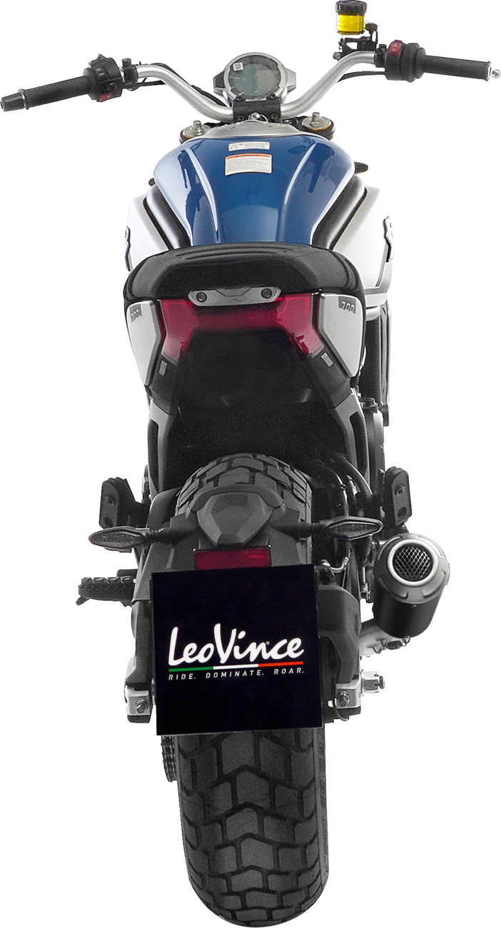 LEOVINCE LV-10 Slip-On Muffler - Black 15256B