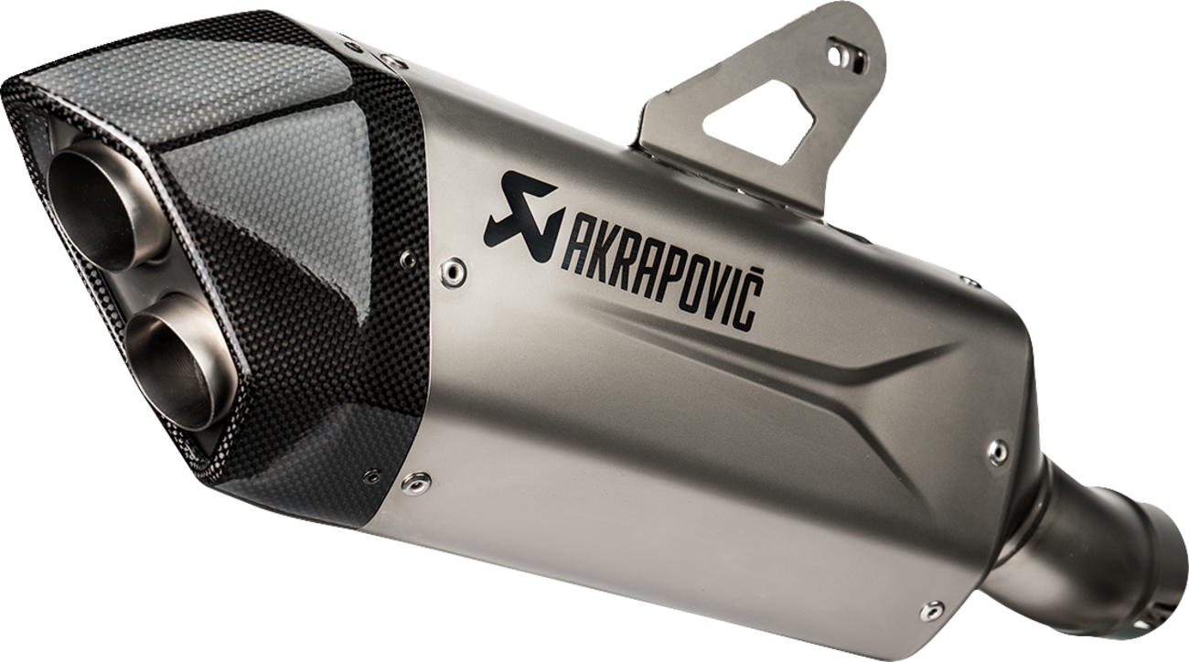 AKRAPOVIC Slip-On Line Muffler - Titanium - Silver S-B13SO4-HJGT