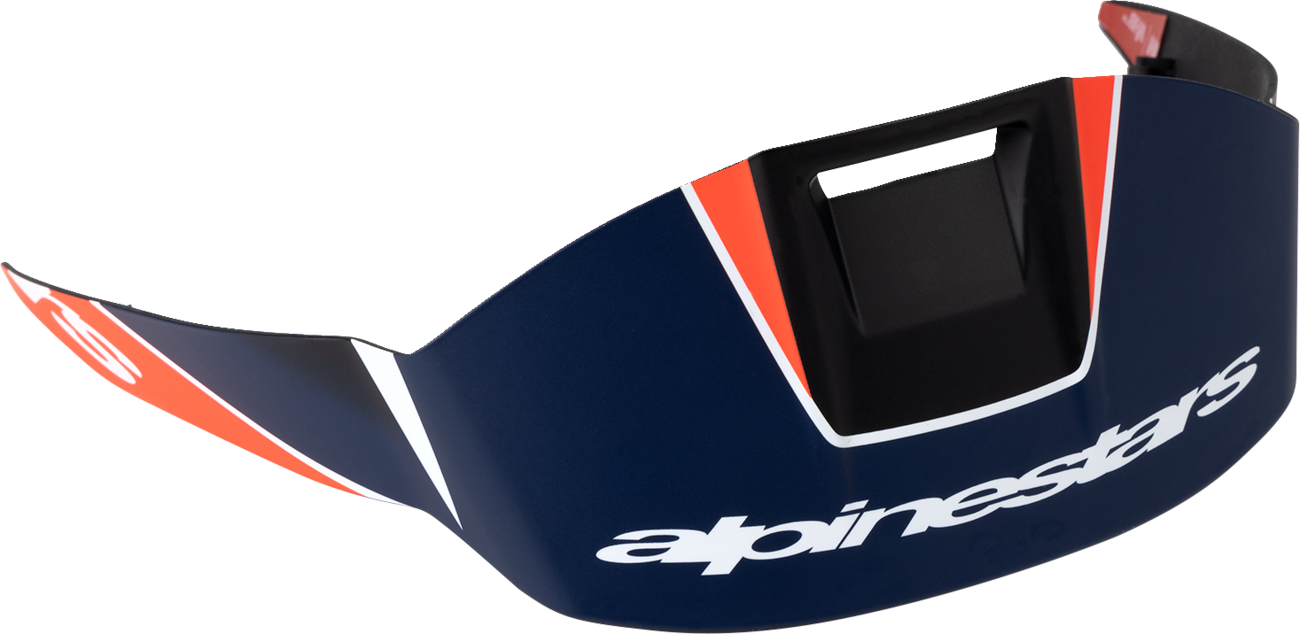 ALPINESTARS Supertech R10 Spoiler - Standard - Team - Matte Black/Carbon Red Fluo/Blue 8953324-1383