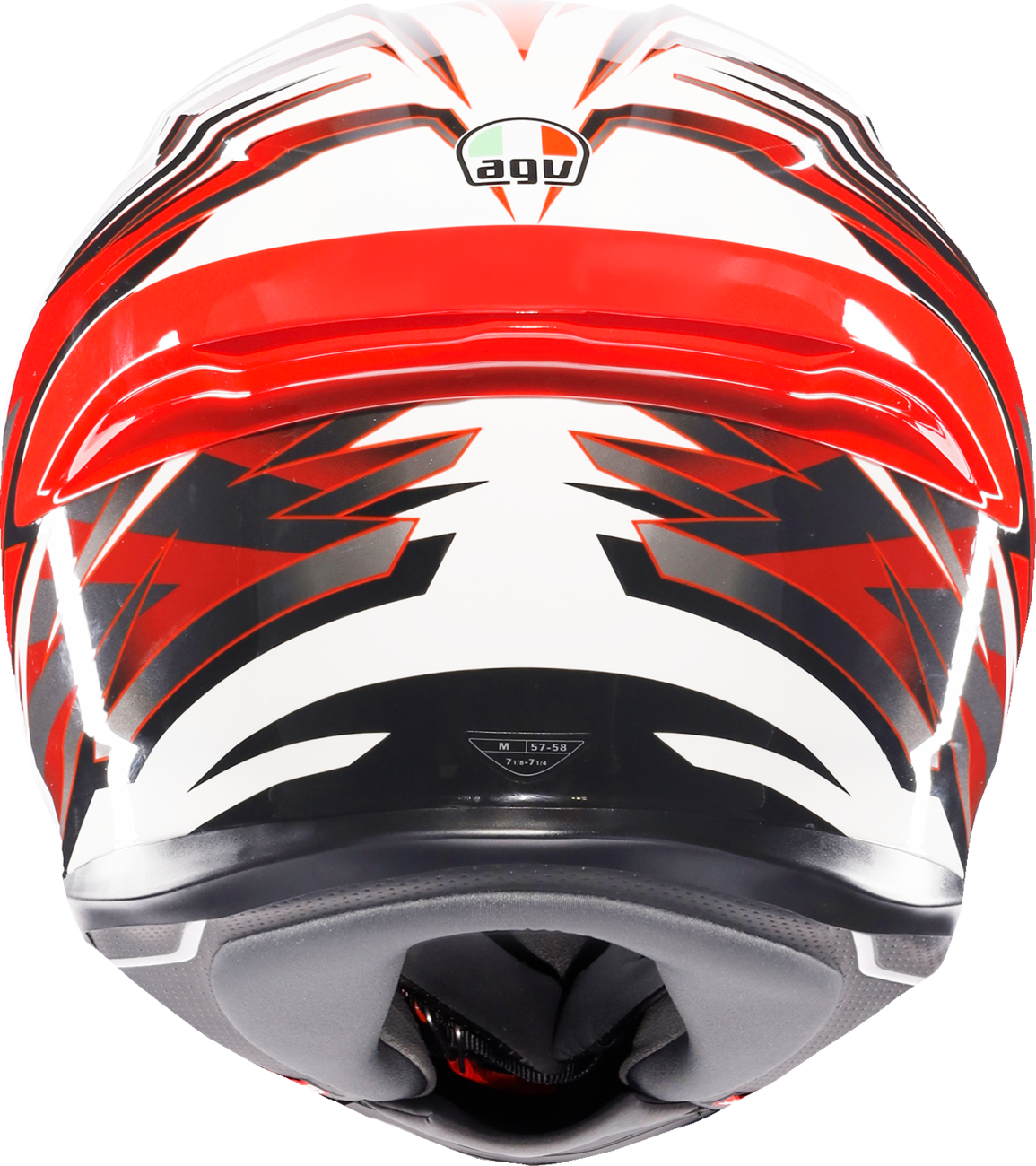 AGV K6 S Helmet | Reeval | White/Red/Gray