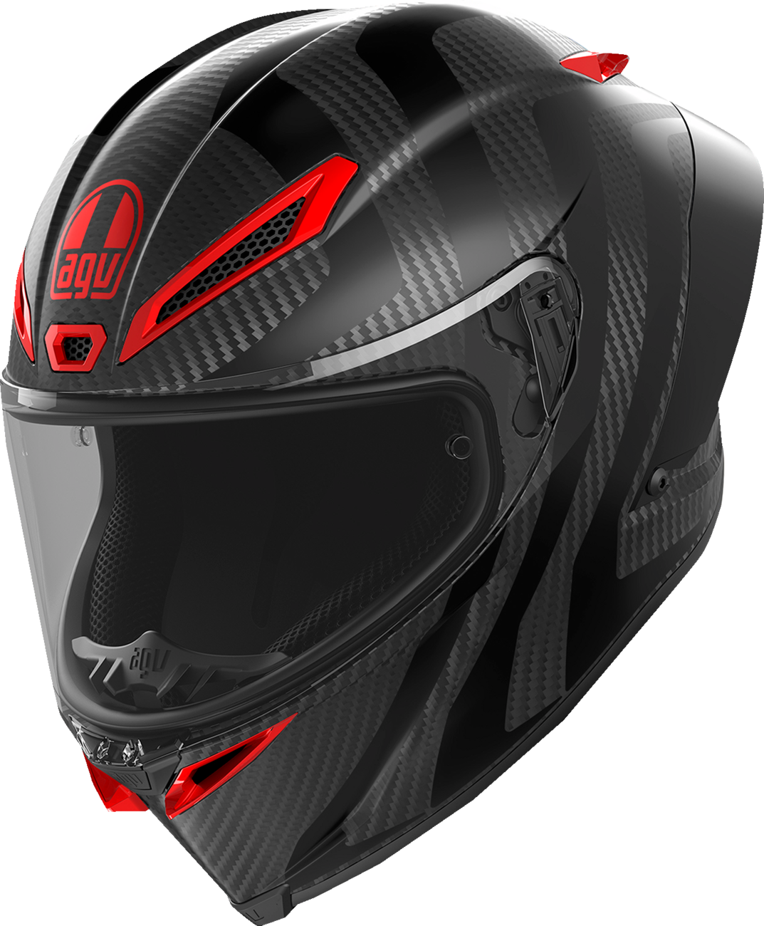 AGV Pista GP RR Helmet - Intrepido - Matte Carbon/Black/Red