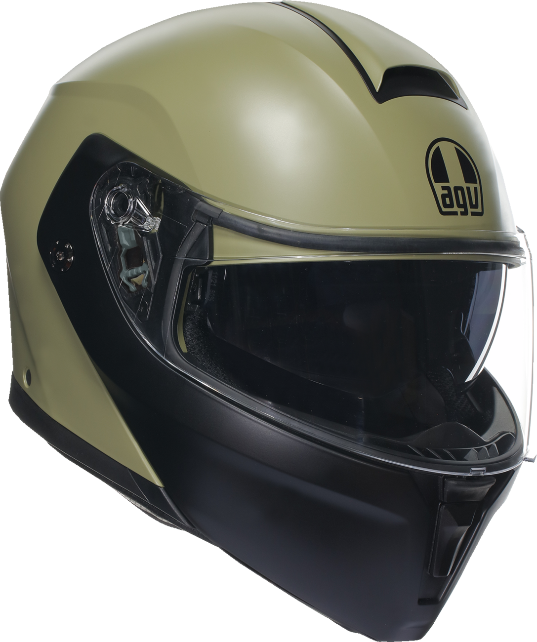 AGV Streetmodular Helmet - Mono - Matte Pastello Green/Black