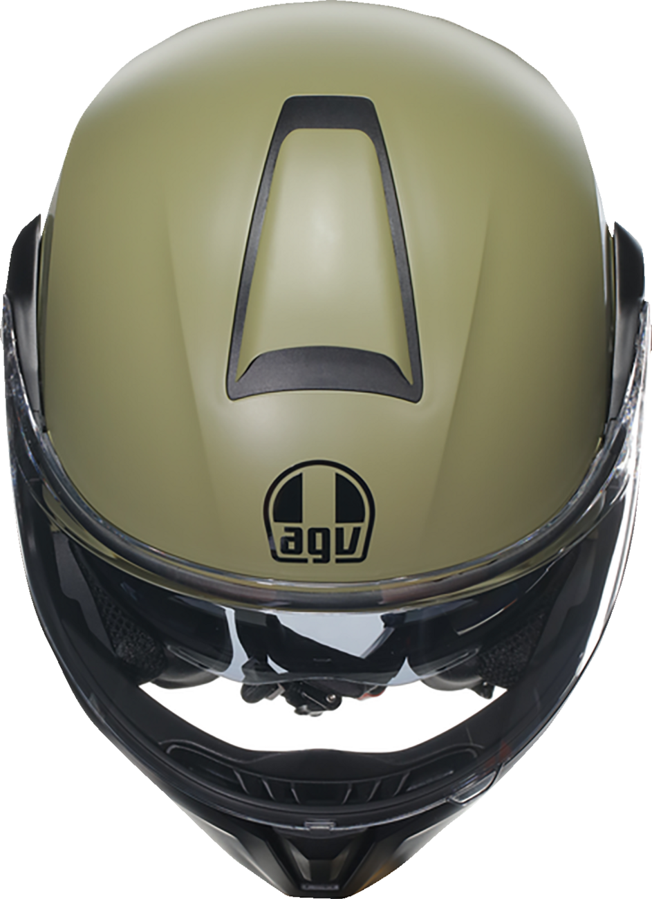 AGV Streetmodular Helmet - Mono - Matte Pastello Green/Black