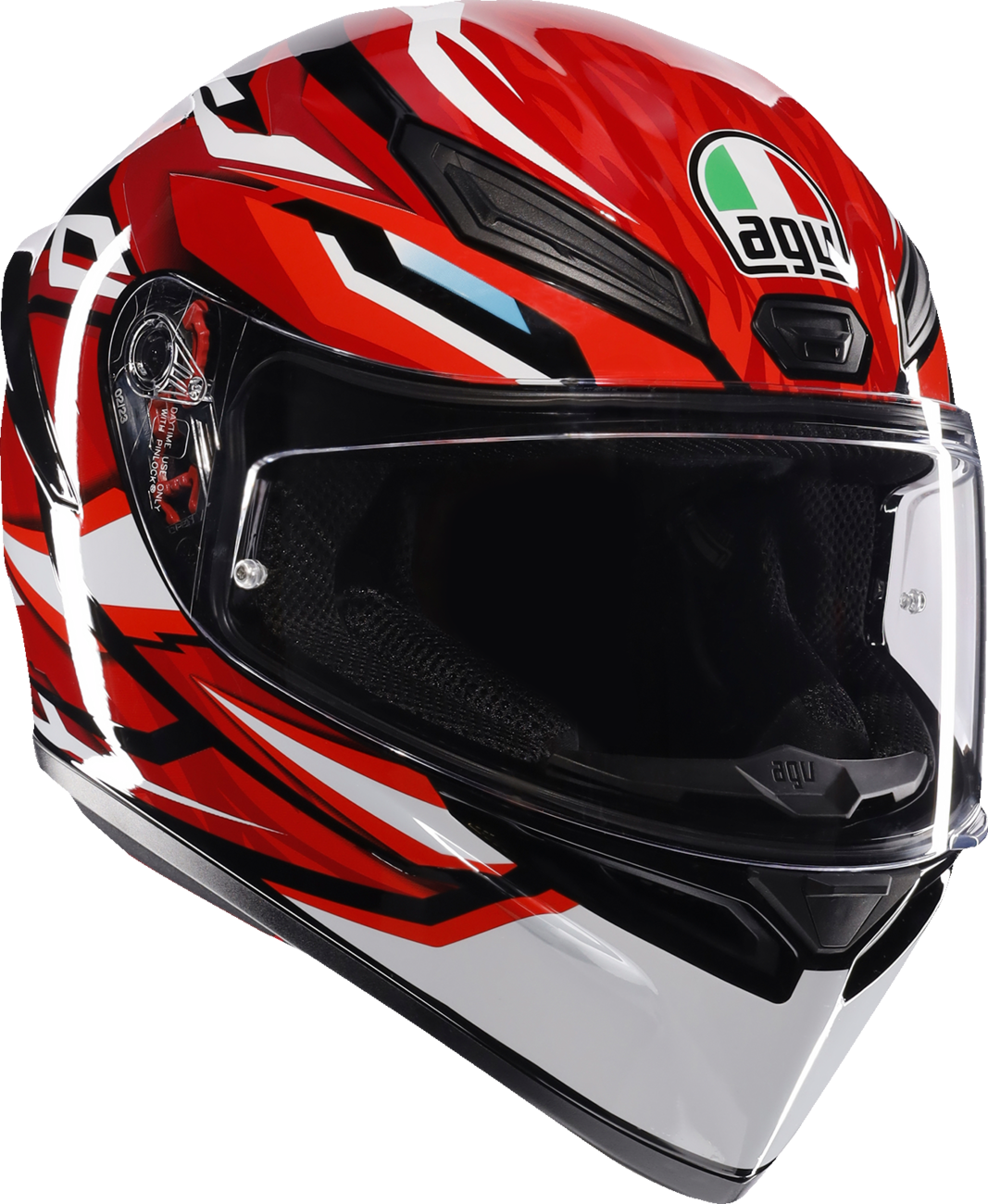 AGV K1 S Helmet - Lion - Black/Red/White