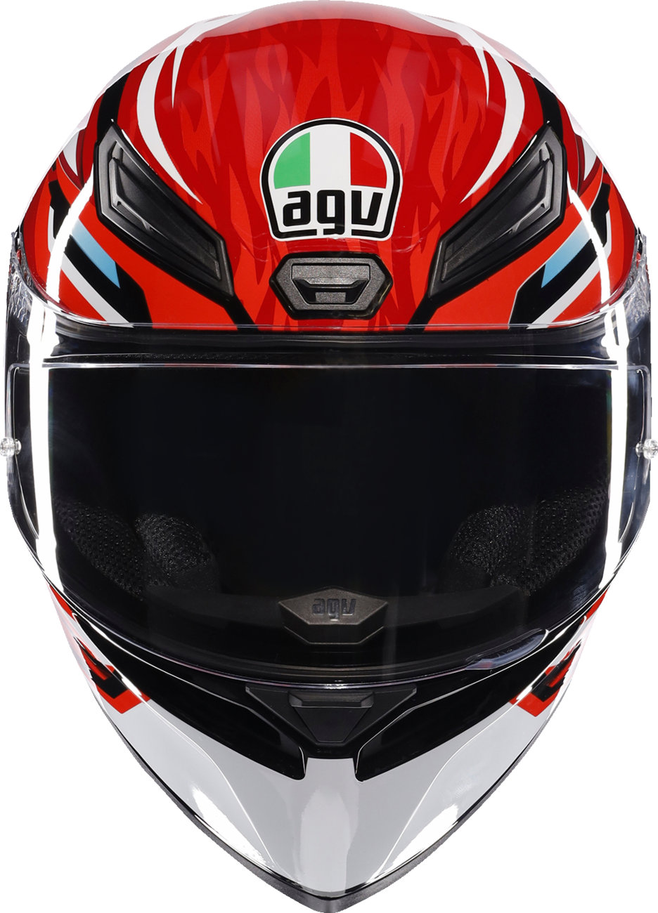 AGV K1 S Helmet - Lion - Black/Red/White