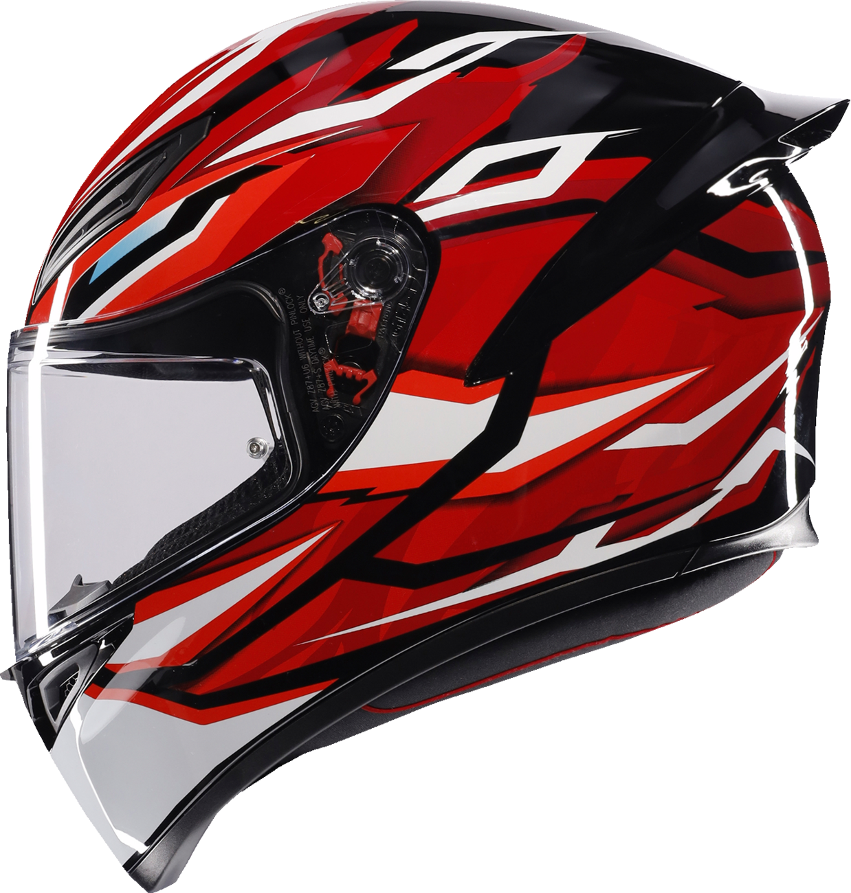 AGV K1 S Helmet - Lion - Black/Red/White