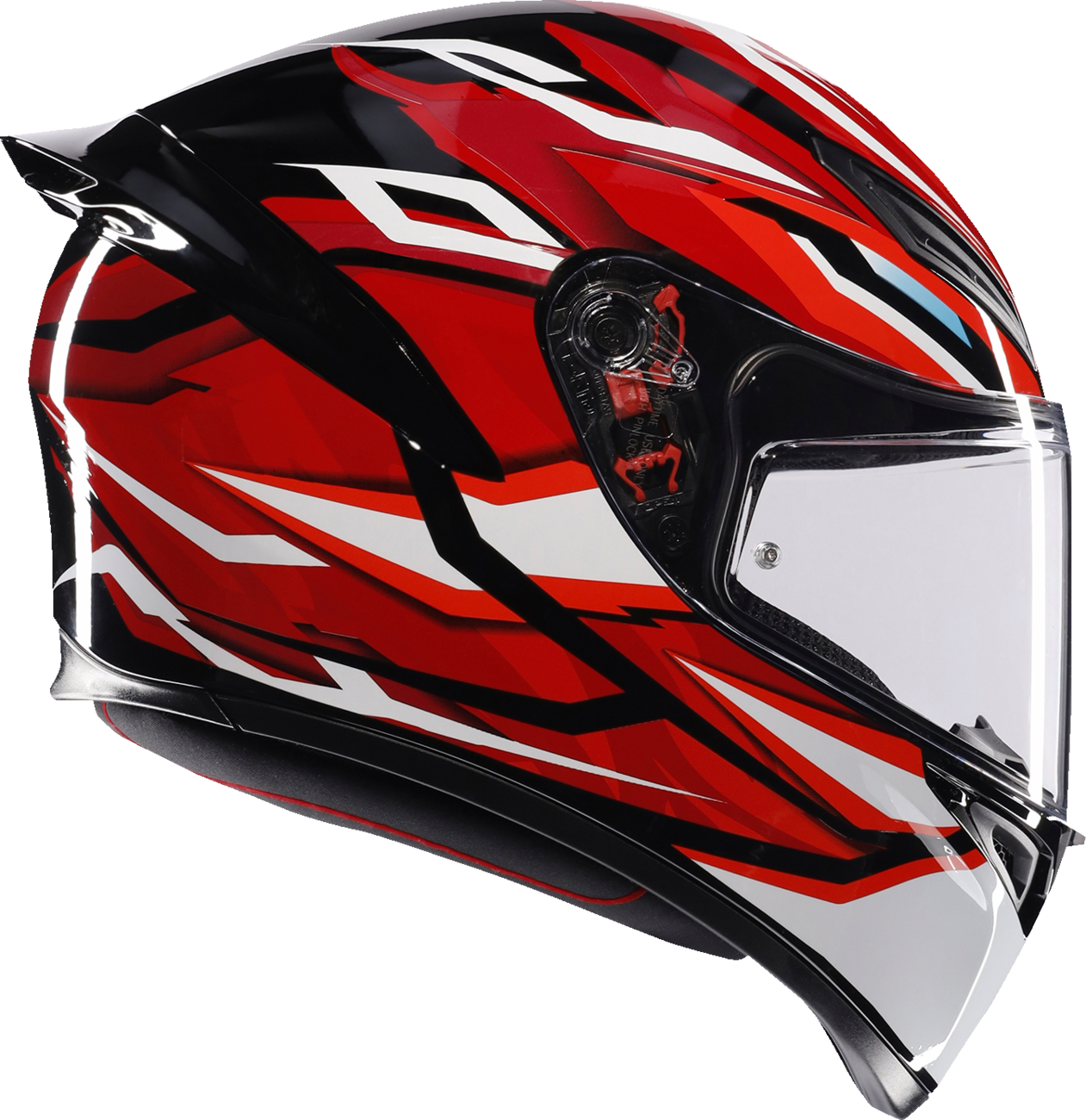 AGV K1 S Helmet - Lion - Black/Red/White