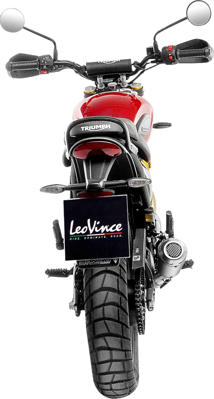 LEOVINCE Slip-On Muffler - Scrambler/Speed 400