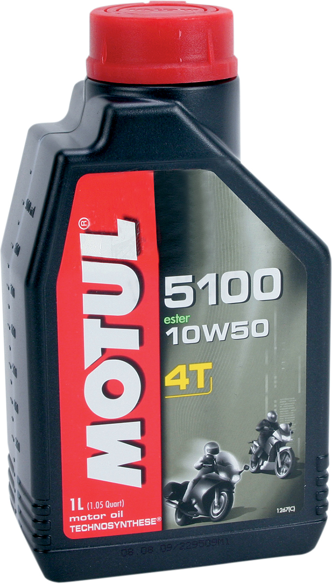 MOTUL 5100 4T Synthetic Blend Oil - 10W-50 - 1L 104074