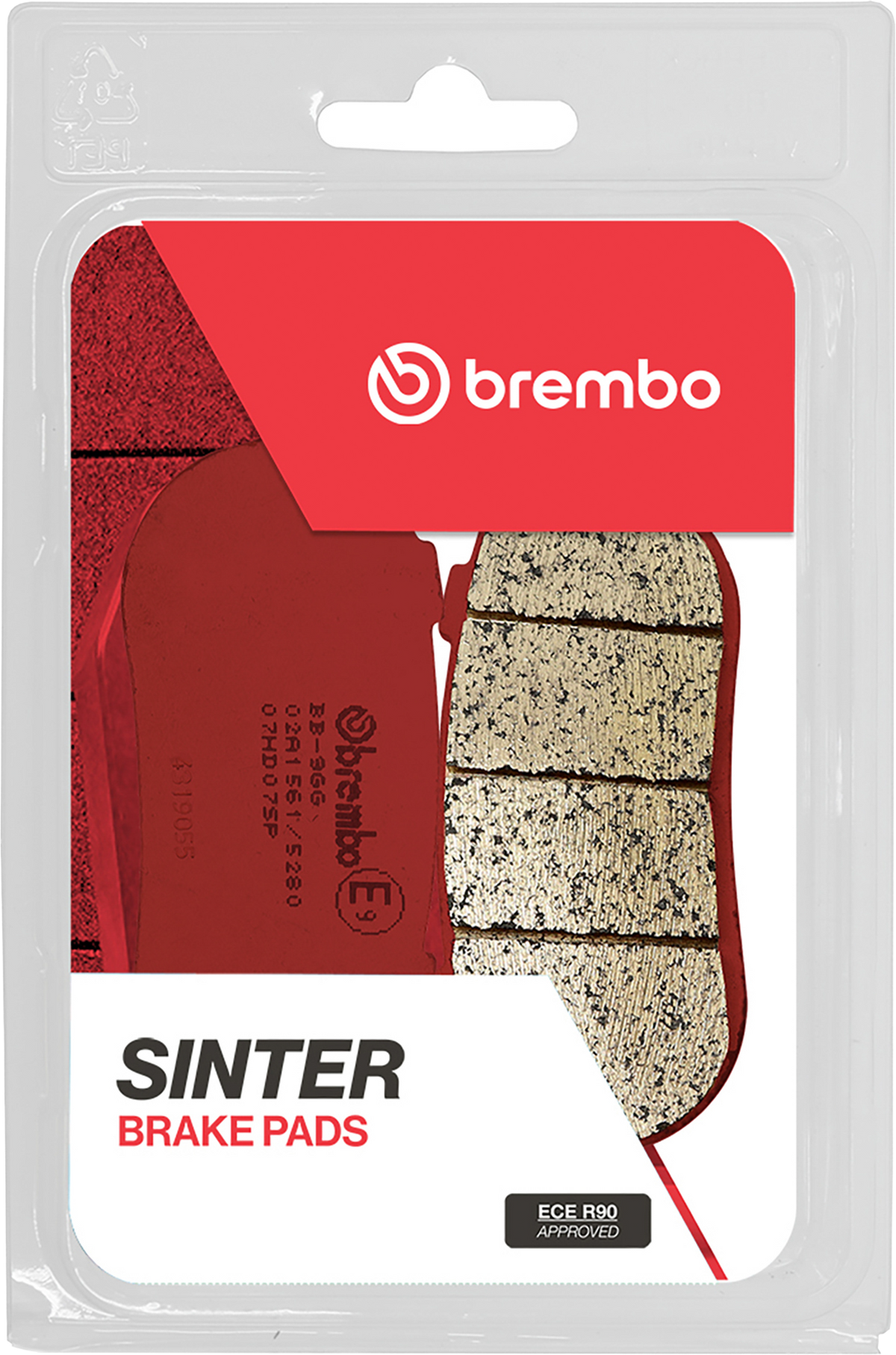 Brembo 07HD07SP Prime Sintered Rear Brake Pads for Harley-Davidson