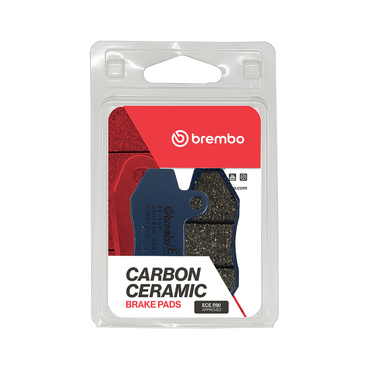 Brembo 07GR12CC Prime CC Organic Brake Pads for Hyosung GT250 and GT250R