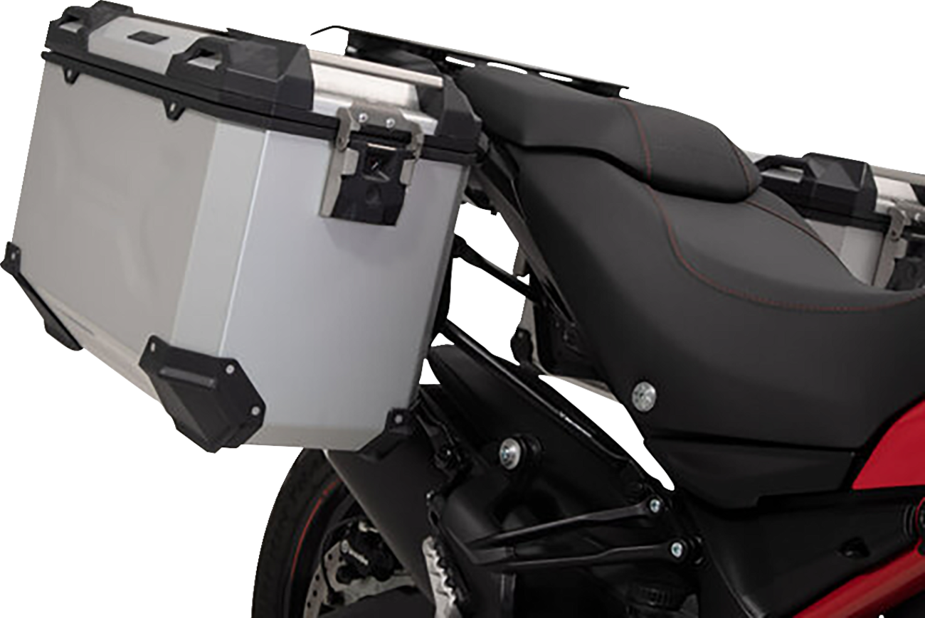 SW-MOTECH Adventure Luggage System - Silver - Ducati Multistrada '16-'24 ADV.22.114.75000/S