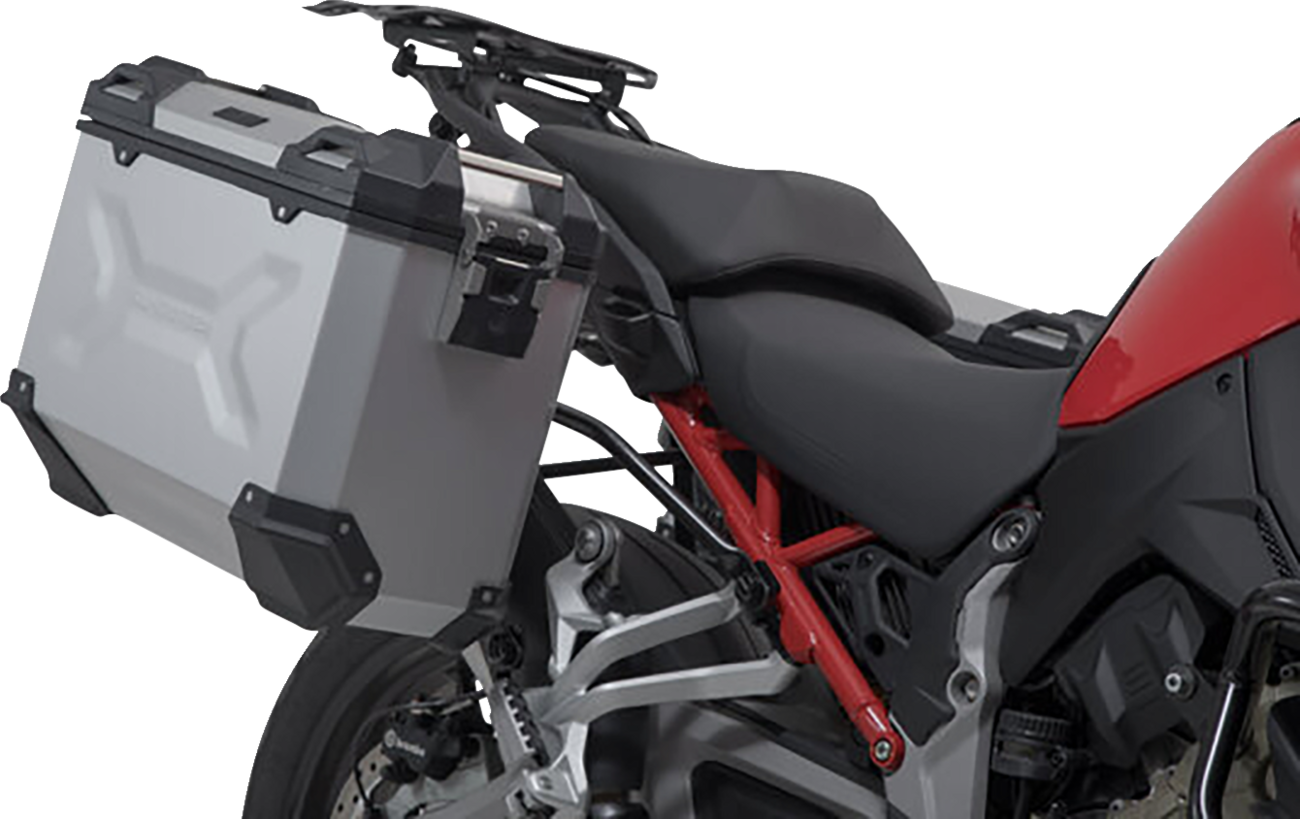 SW-MOTECH Adventure Luggage System - Silver - Ducati Multistrada V4 '21-'24 ADV.22.822.75100/S