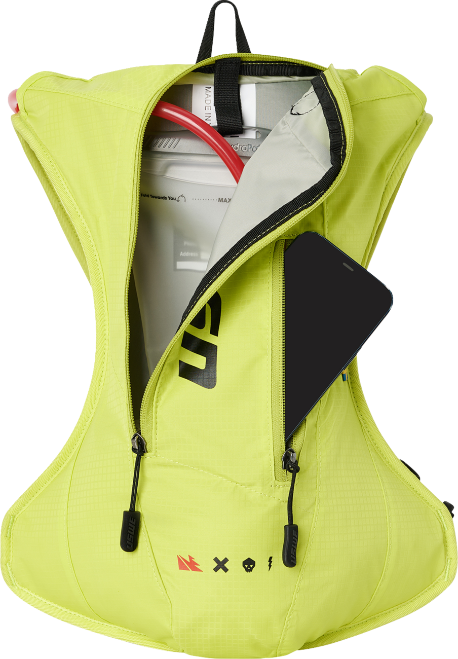 USWE Outlander Hydration Pack - 4L - Crazy Yellow 204077002