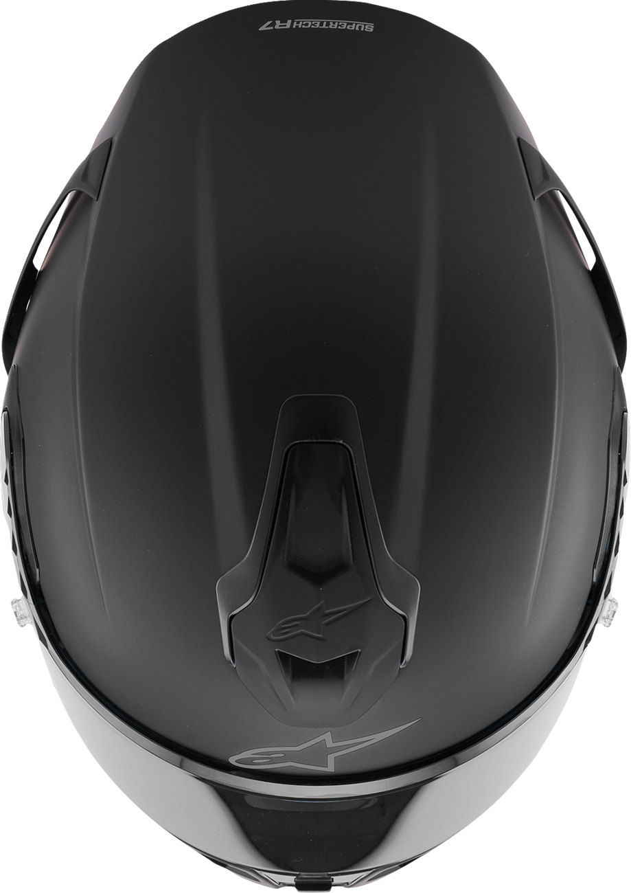 Alpinestars Supertech R7 Helmet - Matte Black, Size Small (Part Number 8202126-110-S)