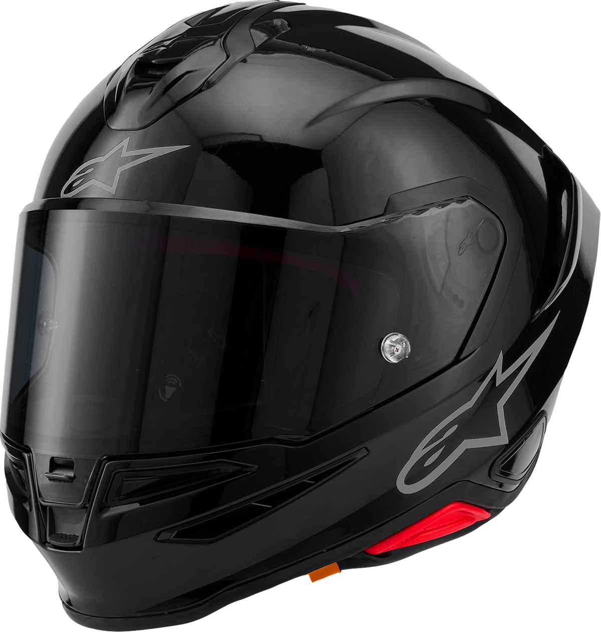 Alpinestars Supertech R7 Helmet - 22.06 Certification, Gloss Black, XS (Part No. 8202126-1180-XS)