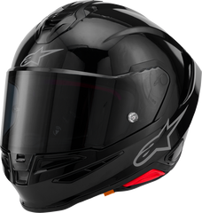 Alpinestars Supertech R7 Helmet - 22.06 Certification, Gloss Black, XS (Part No. 8202126-1180-XS)