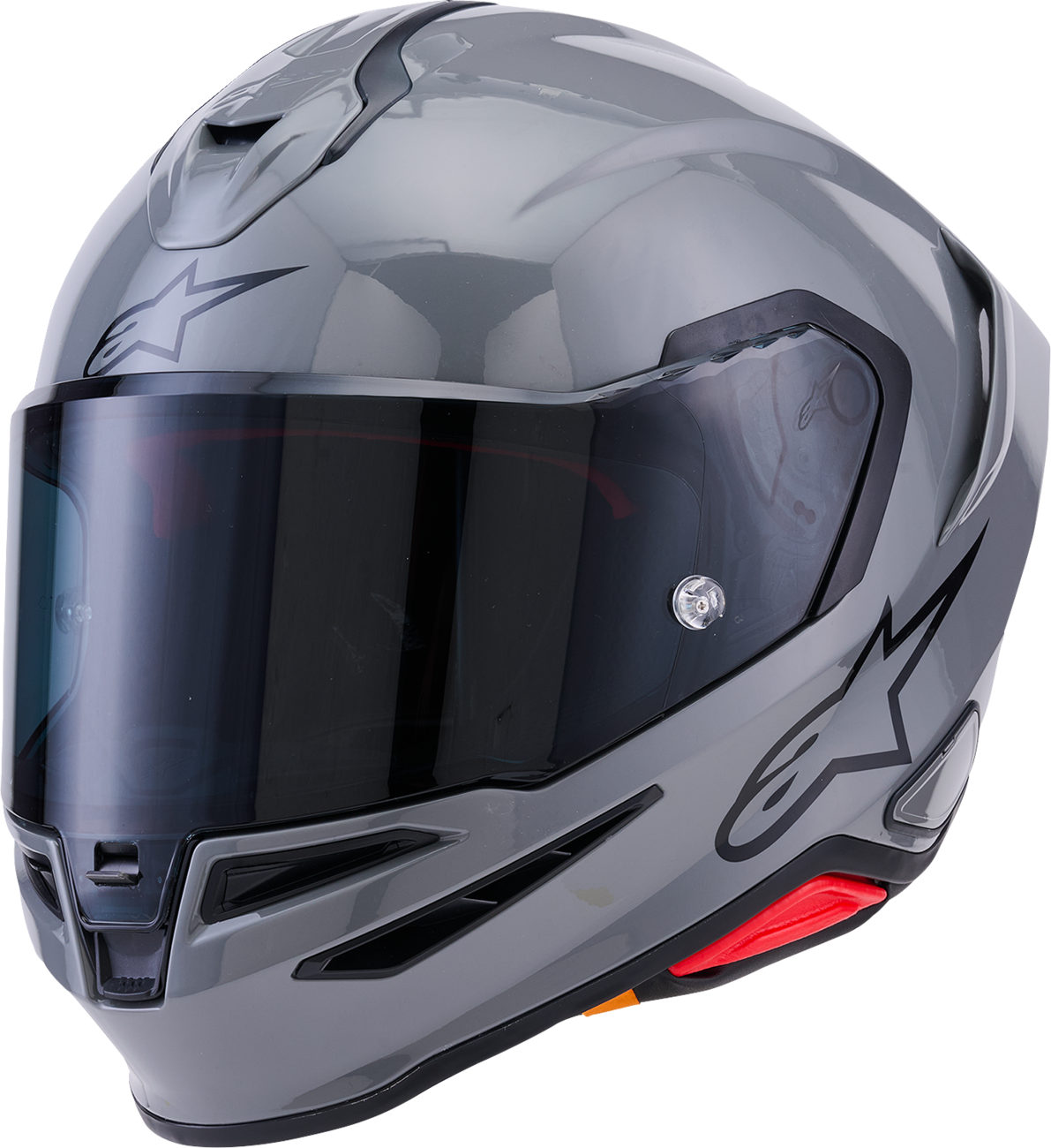 Alpinestars Supertech R7 Helmet - Small, Gloss Gray, 22.06 Homologation