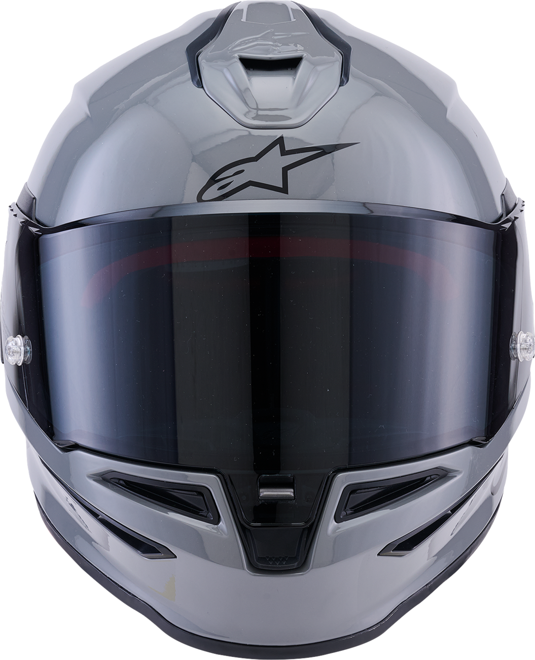Alpinestars Supertech R7 Helmet - Small, Gloss Gray, 22.06 Homologation