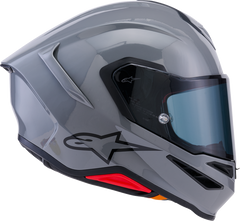 Alpinestars Supertech R7 Helmet - Small, Gloss Gray, 22.06 Homologation